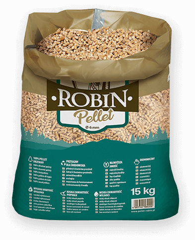 worek pelletu opałowego Robin do kupienia w Gryfinie lub sklepie internetowym